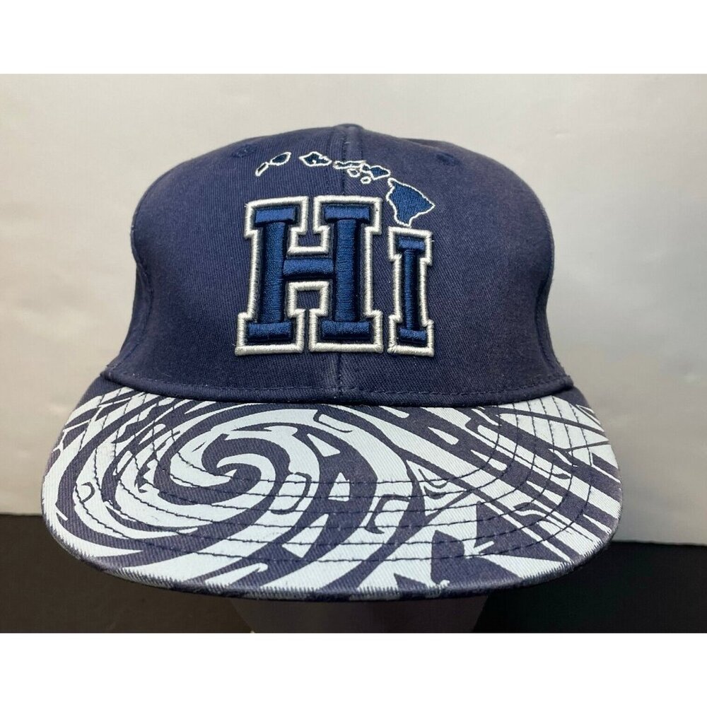 Hawaii hat cap 7" Hawaiian Headwear snapback blue